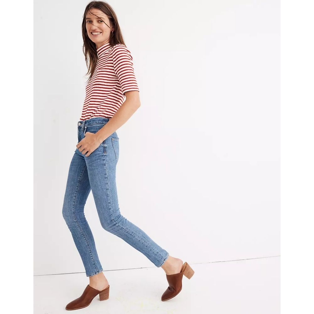 Madewell 9" Mid-Rise Skinny Jeans 26 Tall - Picture 11 of 13